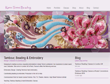 Tablet Screenshot of karentorrisibeading.com.au